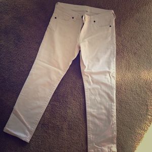 Kut from the Kloth white straight leg jeans